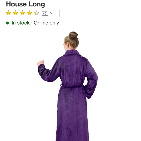 Target Women's Purple Robe - Picture 4 of 5